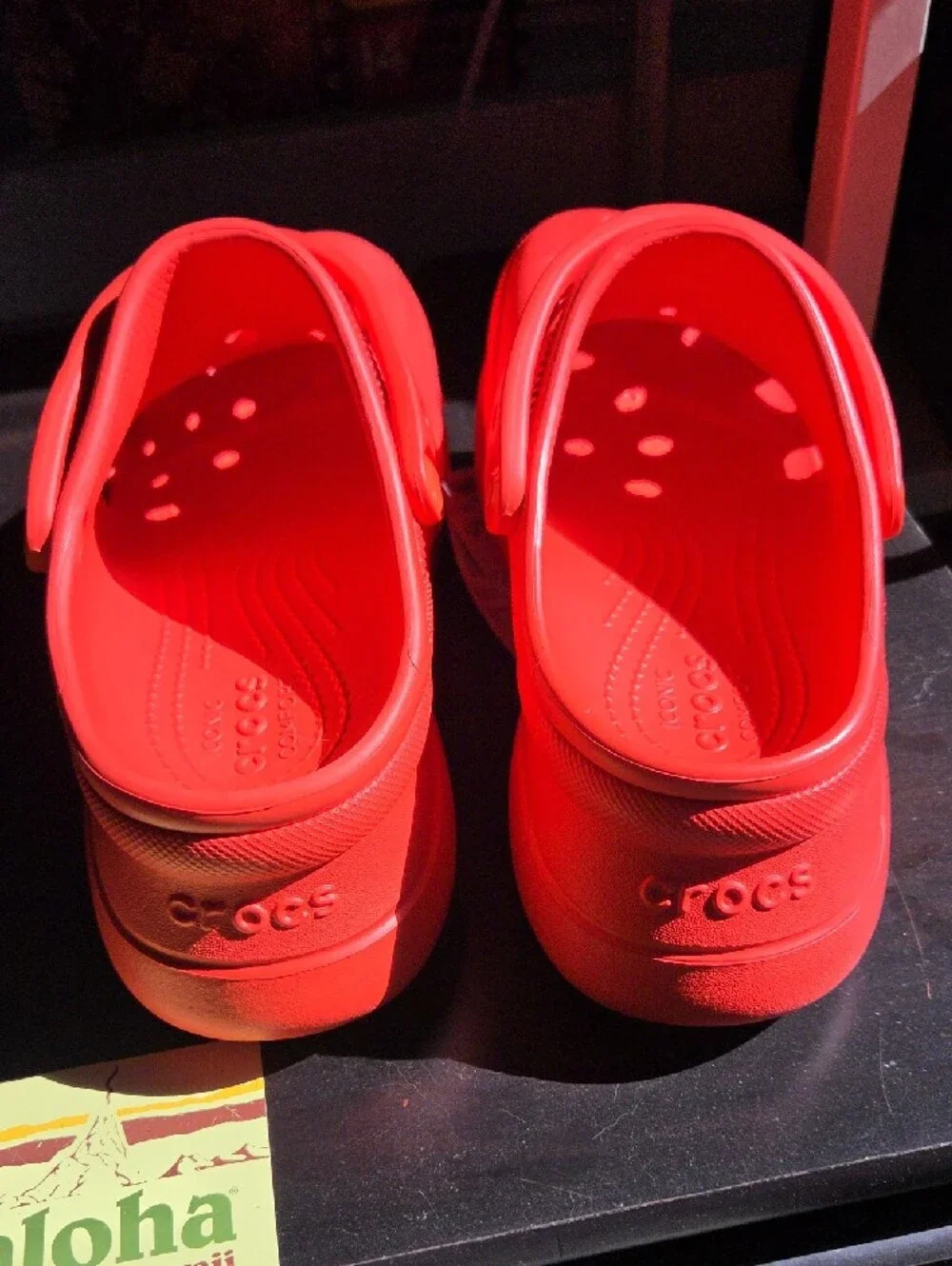 CROCS Platform Bae Clog in Red